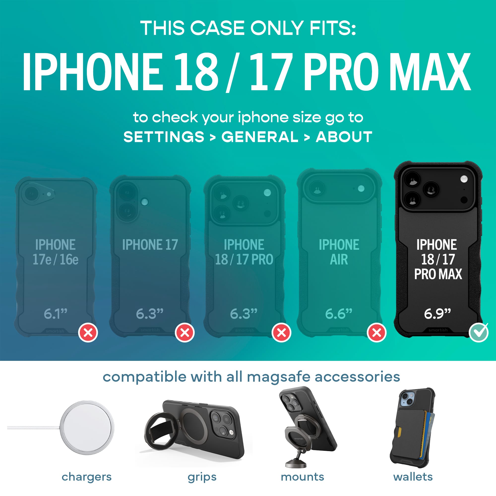 Gripzilla iPhone 18 Pro Max Case with MagSafe | Ultra-Grippy