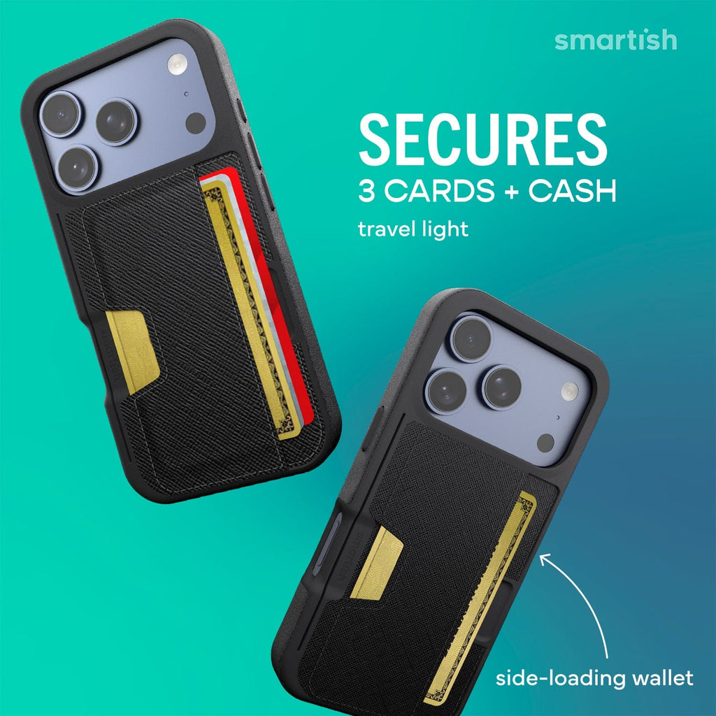 Wallet Slayer Vol. 2 - Card Case for iPhone 17 Pro by Smartish - Walnut Woods Wallet Slayer Vol. 2 - Card Case for iPhone 17 Pro by Smartish - Walnut Woods