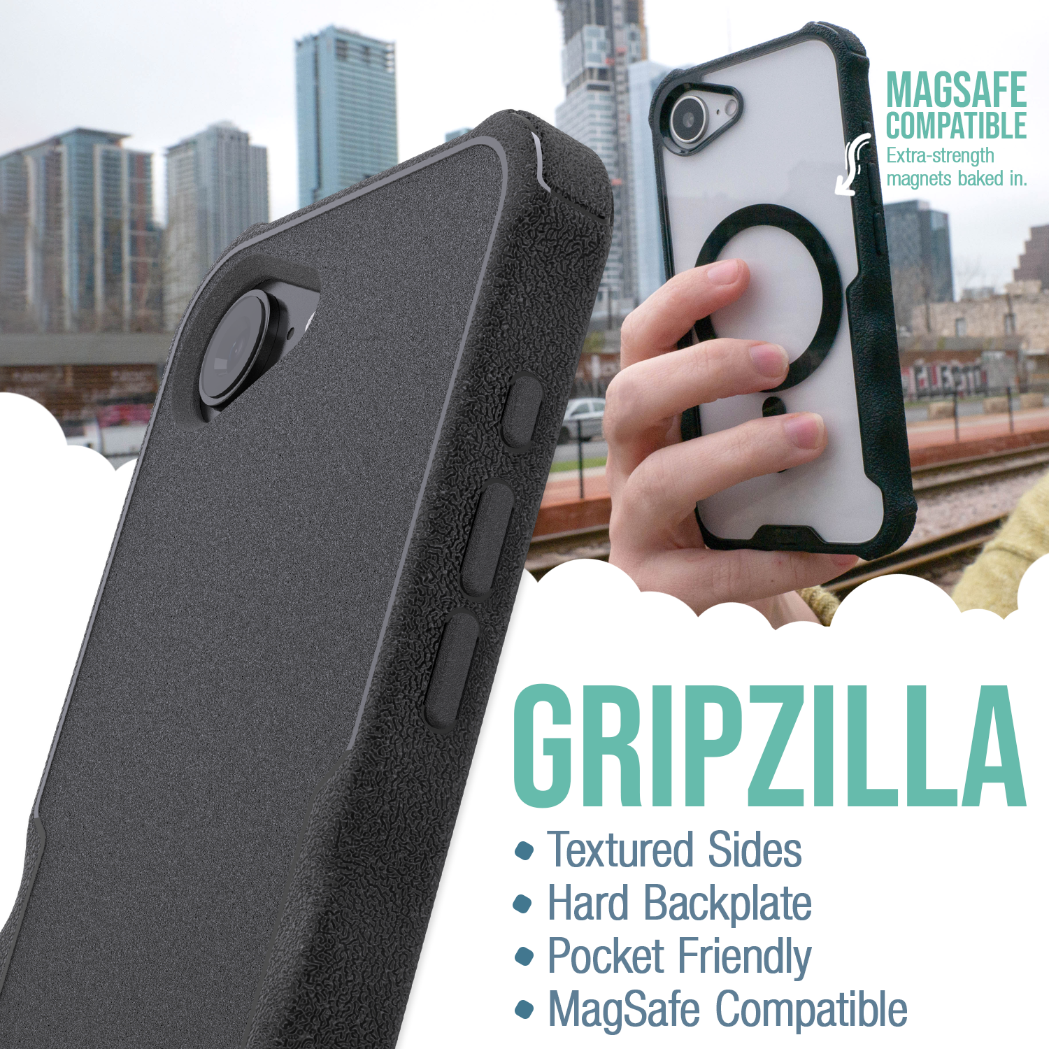 Gripzilla with MagSafe® - Armor Case for iPhone 16e – Smartish