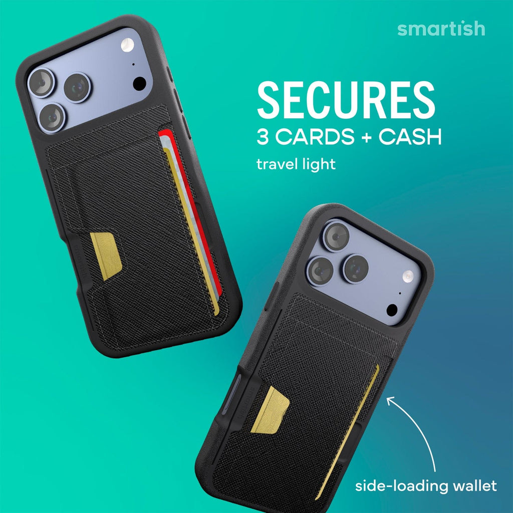 Wallet Slayer Vol. 2 - Card Case for iPhone 17 Pro Max by Smartish - Black Tie Affair Wallet Slayer Vol. 2 - Card Case for iPhone 17 Pro Max by Smartish - Black Tie Affair