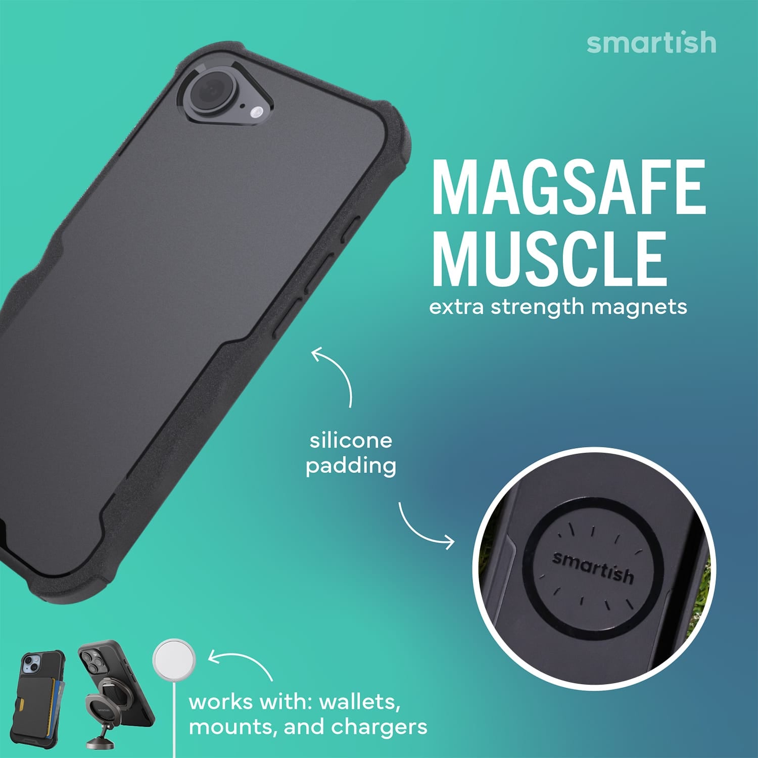 Gripzilla with MagSafe® - Armor Case for iPhone 17e – Smartish