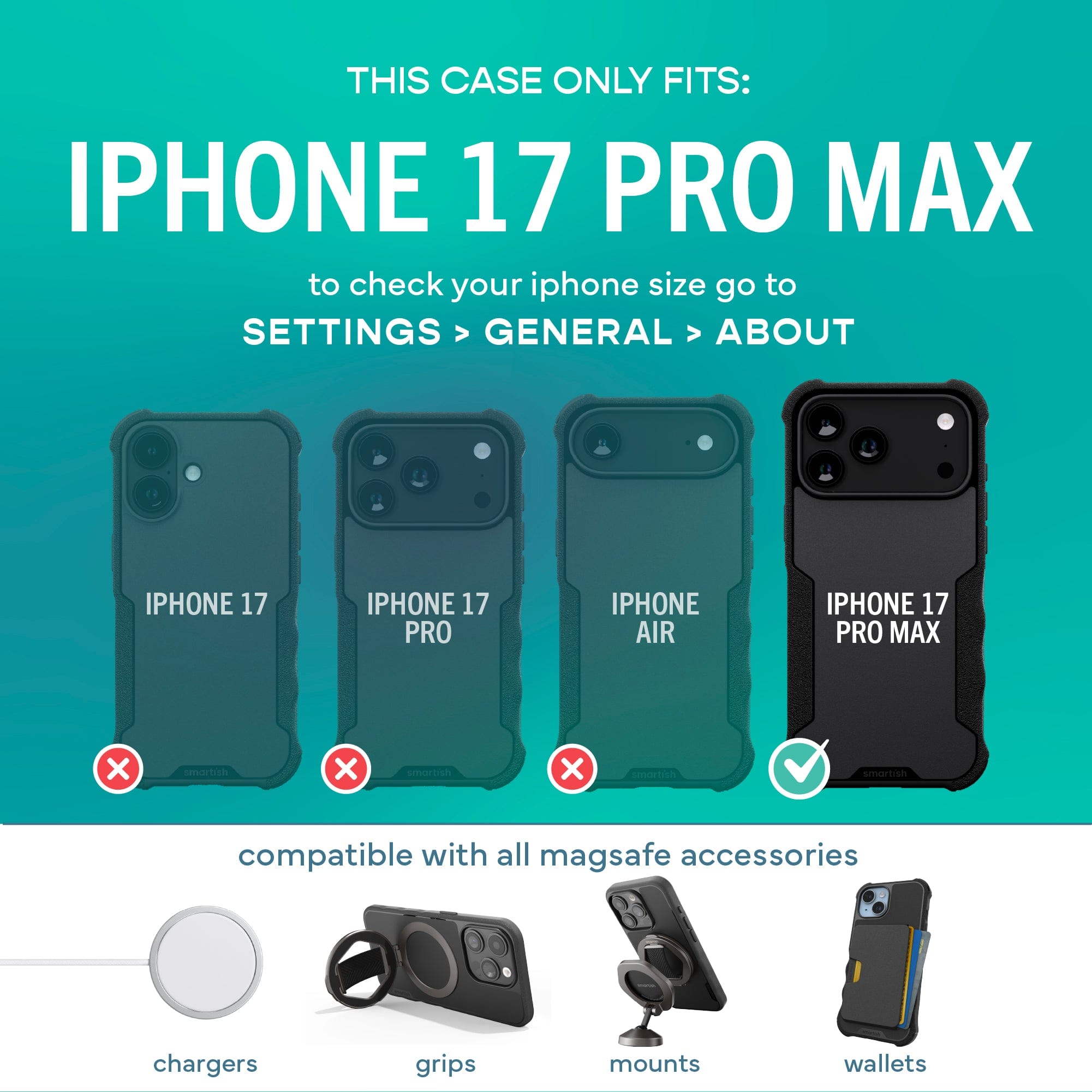 Gripzilla iPhone 17 Pro Max Case with MagSafe | Ultra-Grippy