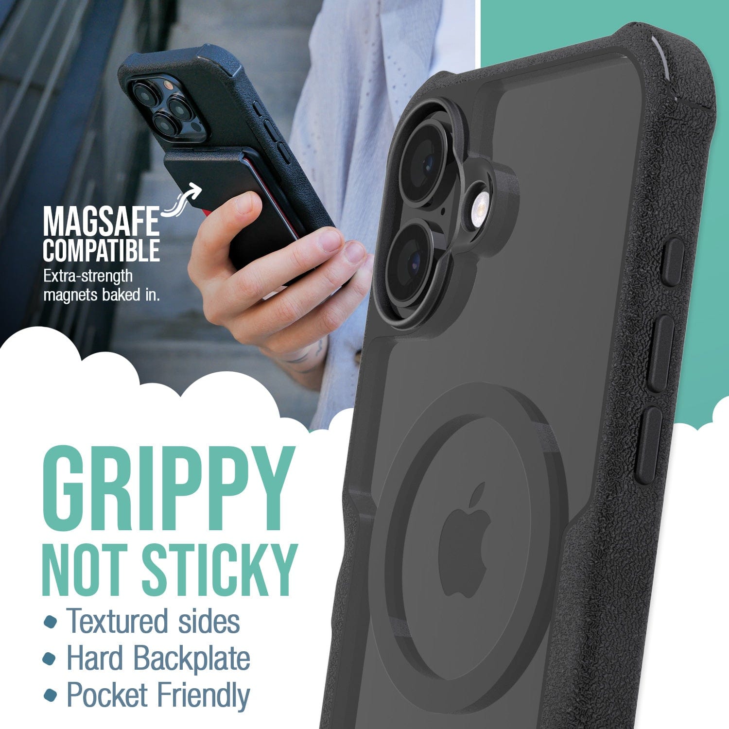 Gripzilla with MagSafe® - Armor Case for iPhone 16 Plus – Smartish
