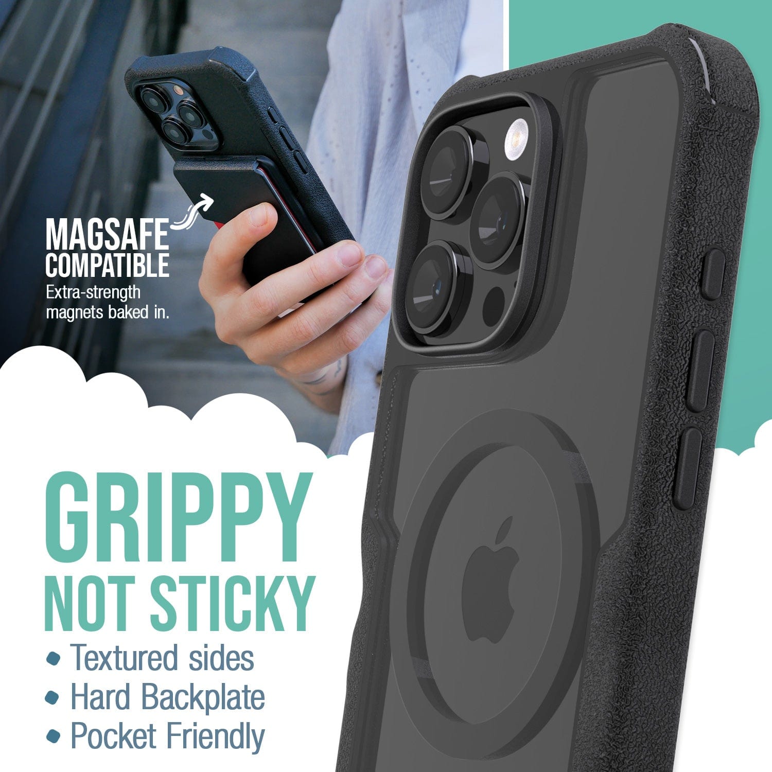 Gripzilla with MagSafe® Armor Case for iPhone 16 Pro Max – Smartish