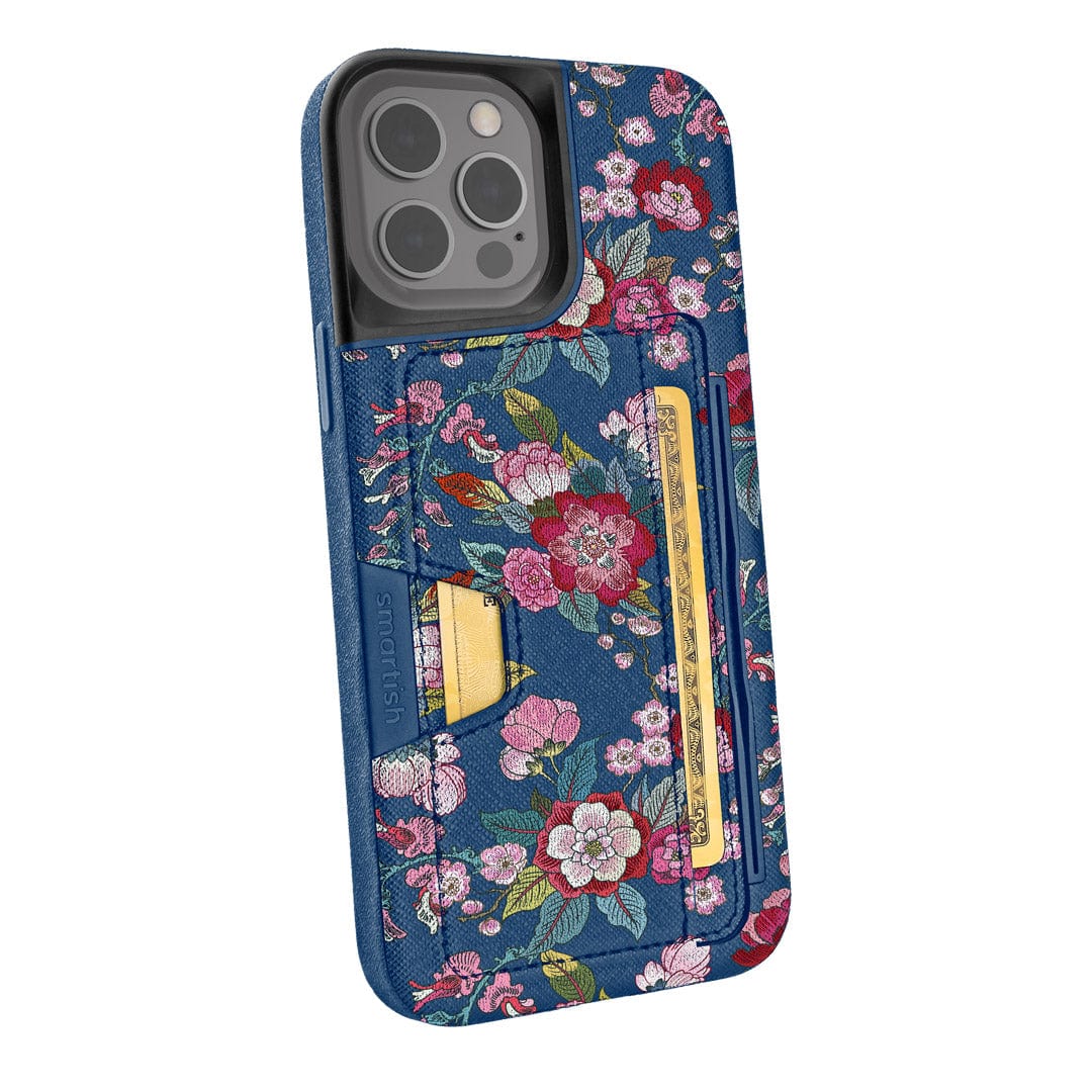 Custodia Flip EUUOG Per IPhone 13 Con Portafoglio, 3 Slot Per Carte, Chiusura Magnetica, Motivo Farfalla 3D, Pelle Sintetica, Rosa Oro